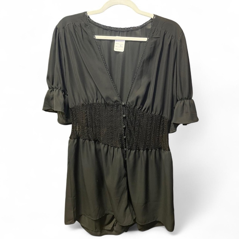Elegant Black Romper